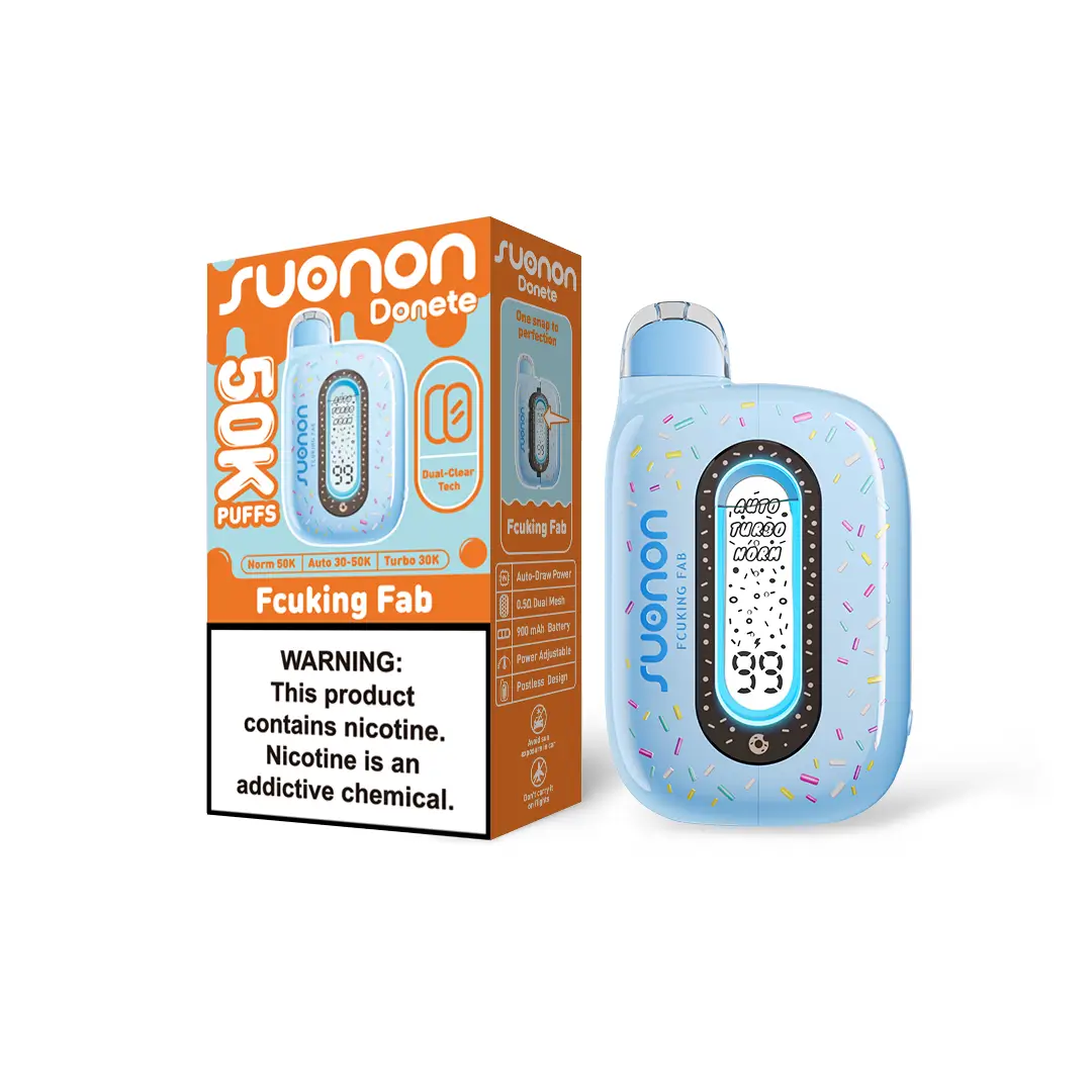 25-Pack $119.99 | SUONON DONETE 50K · Pick 5 Flavors