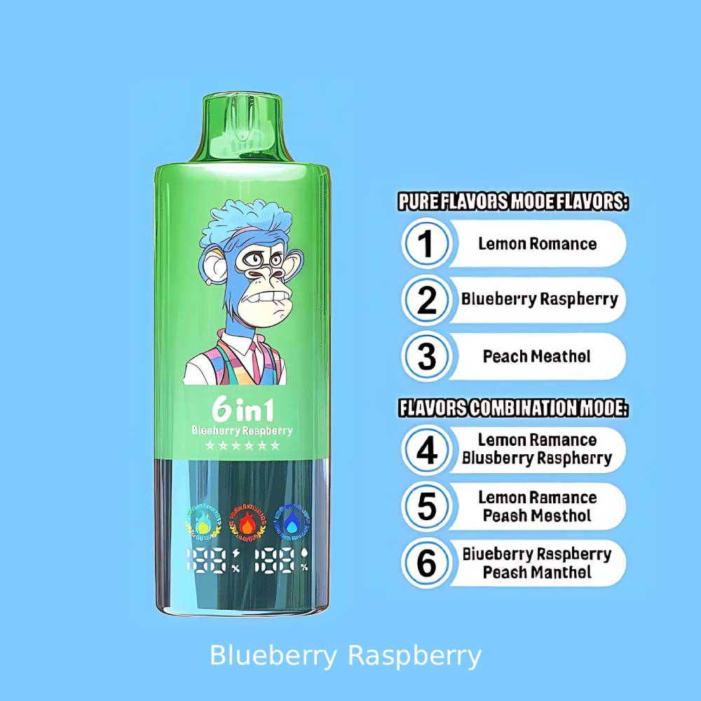 BangBlaze 100K 6 in 1 Flavors (5%, 100000 Puffs)