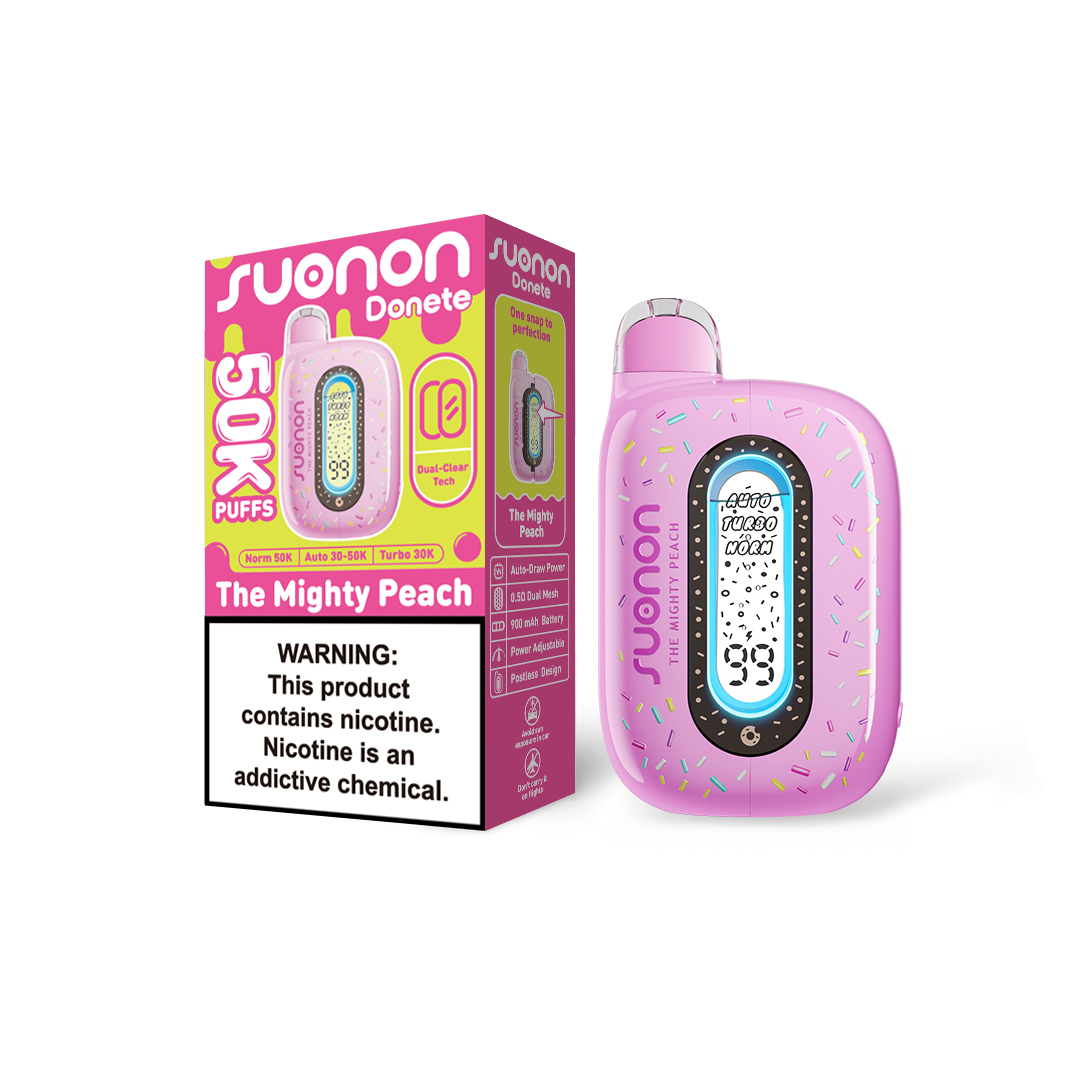 25-Pack $119.99 | SUONON DONETE 50K · Pick 5 Flavors