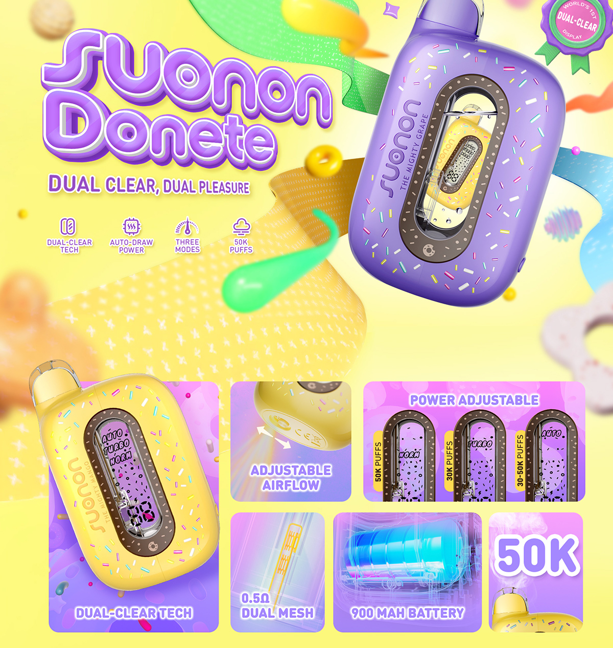 SUONON DONETE 50K disposable vape