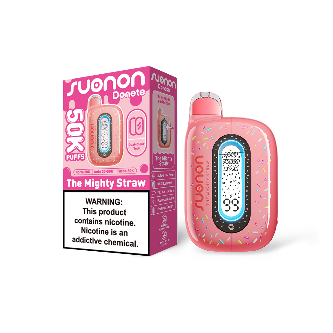 25-Pack $119.99 | SUONON DONETE 50K · Pick 5 Flavors